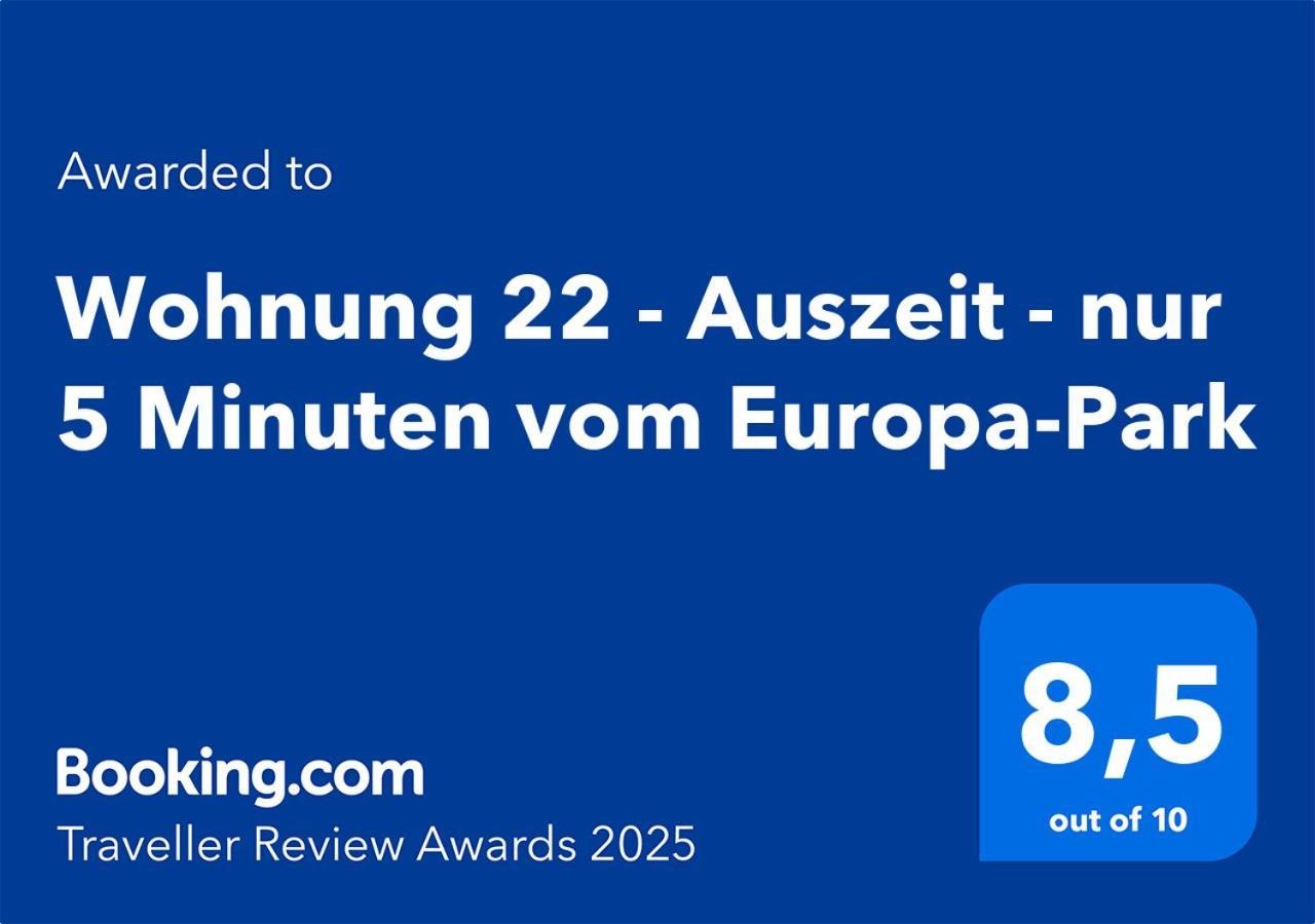 Wohnung 22 - Auszeit - Nur 5 Minuten Vom Europa-Park Kappel-Grafenhausen Eksteriør bilde